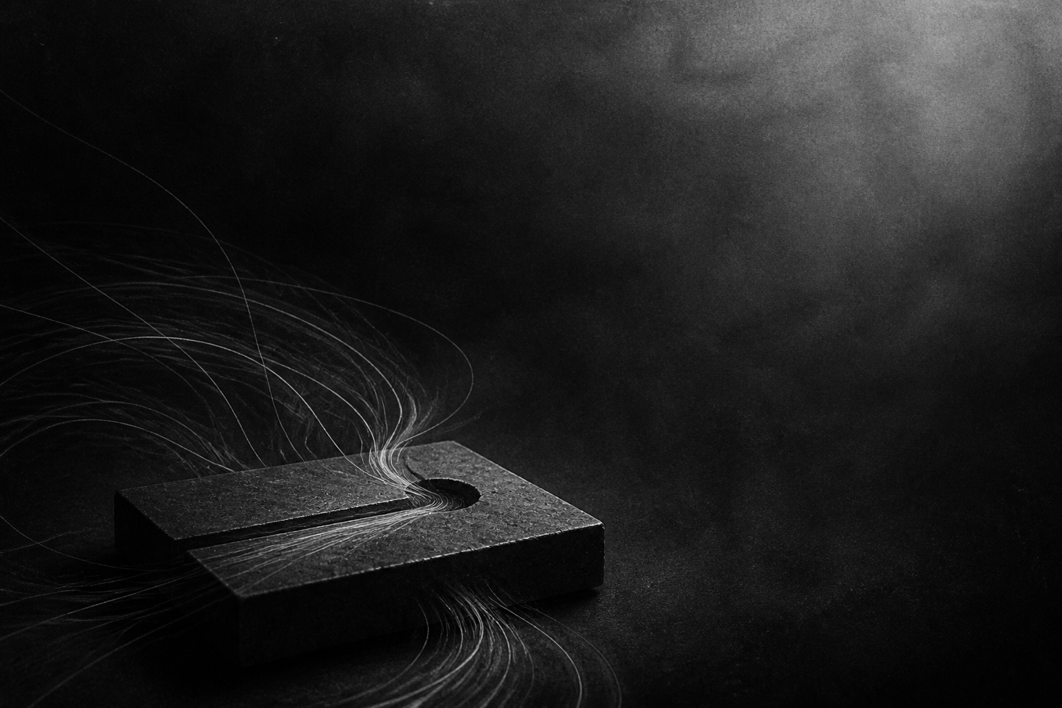 Abstract monochrome illustration for Exactly once belongs in the ledger, not the queue