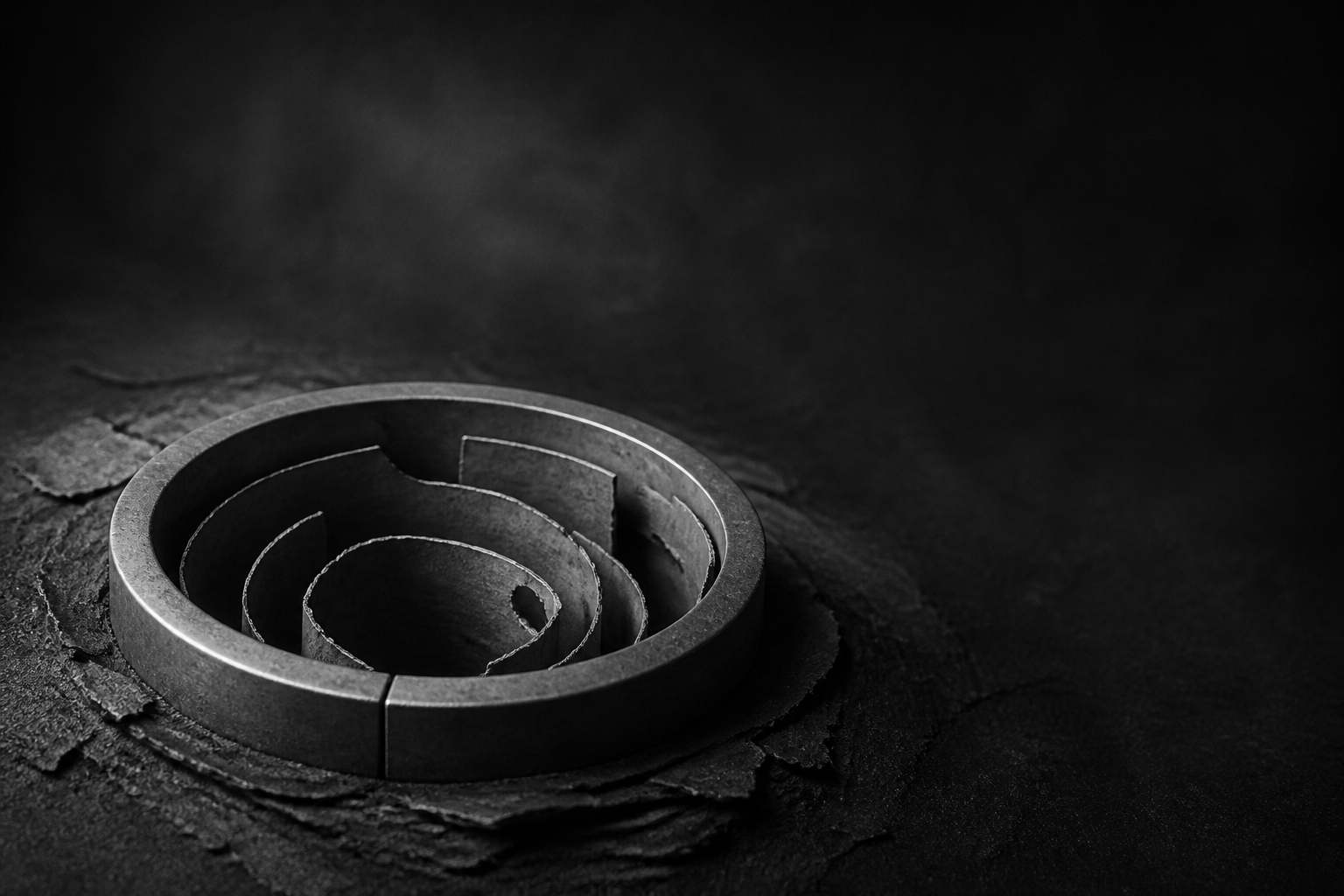 Abstract monochrome illustration for Your webhook signature solves only the first attack
